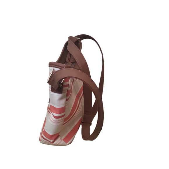 SALMON Tan Stripes Crossbody Bag - Picture 7 of 9